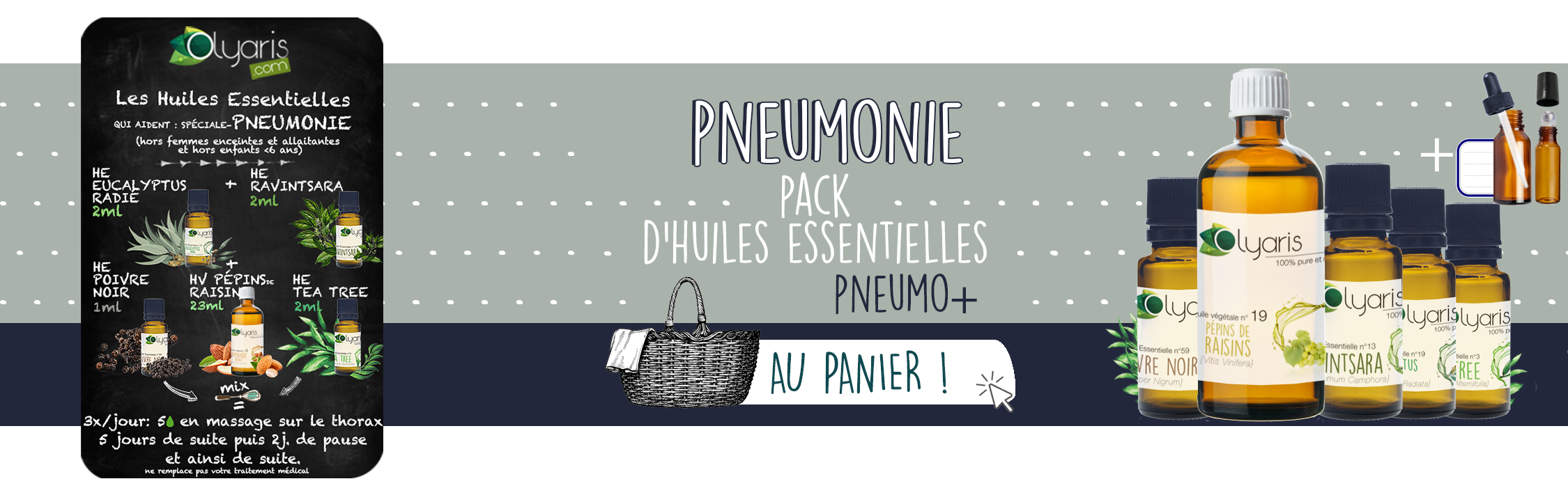 Pneumonie : Les Huiles Essentielles à Utiliser par Olyaris